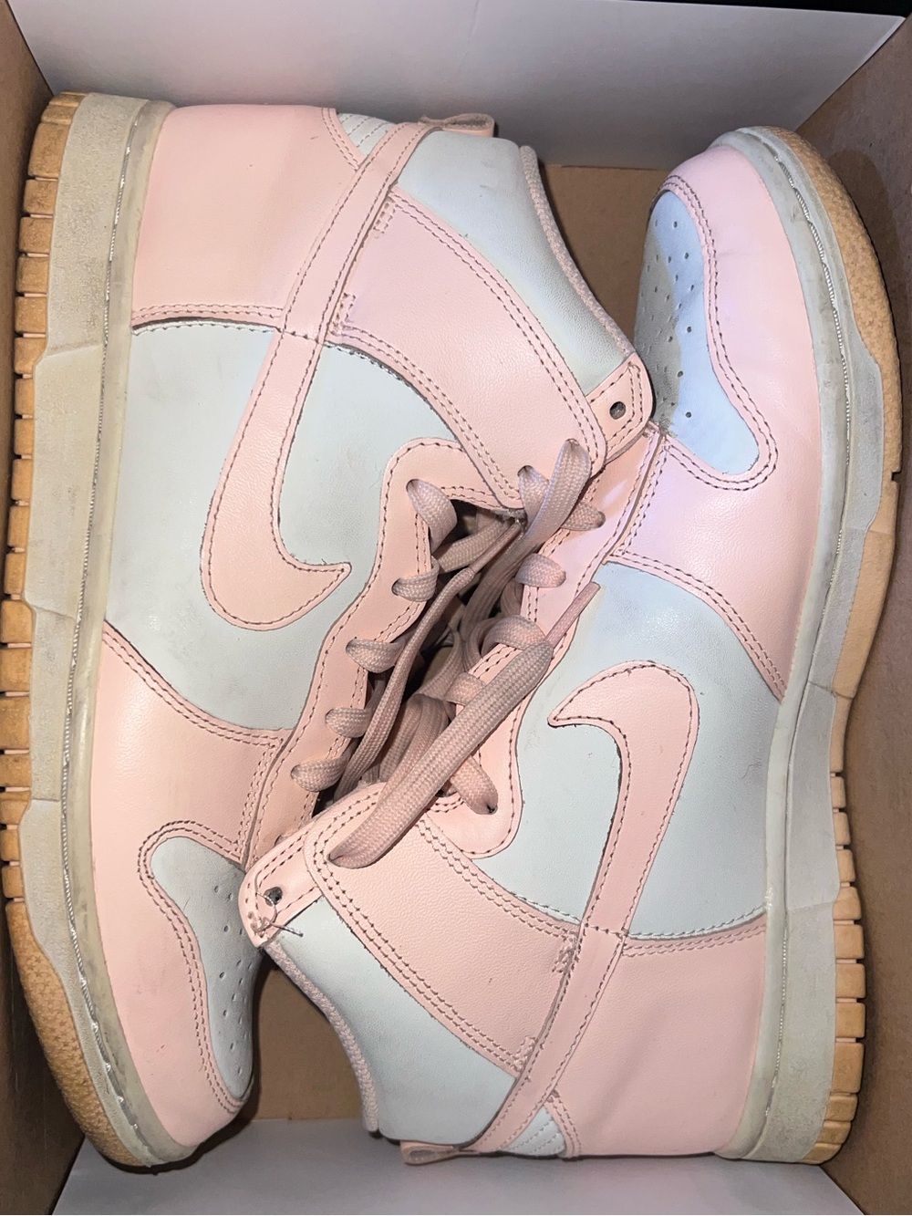 Nike Dunk High Sail/Sail/Crimson Tint